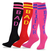TeeHee Crazy Fun Silly Funky Girls Socks Novelty Knee High and Crew for Women 6 Pack